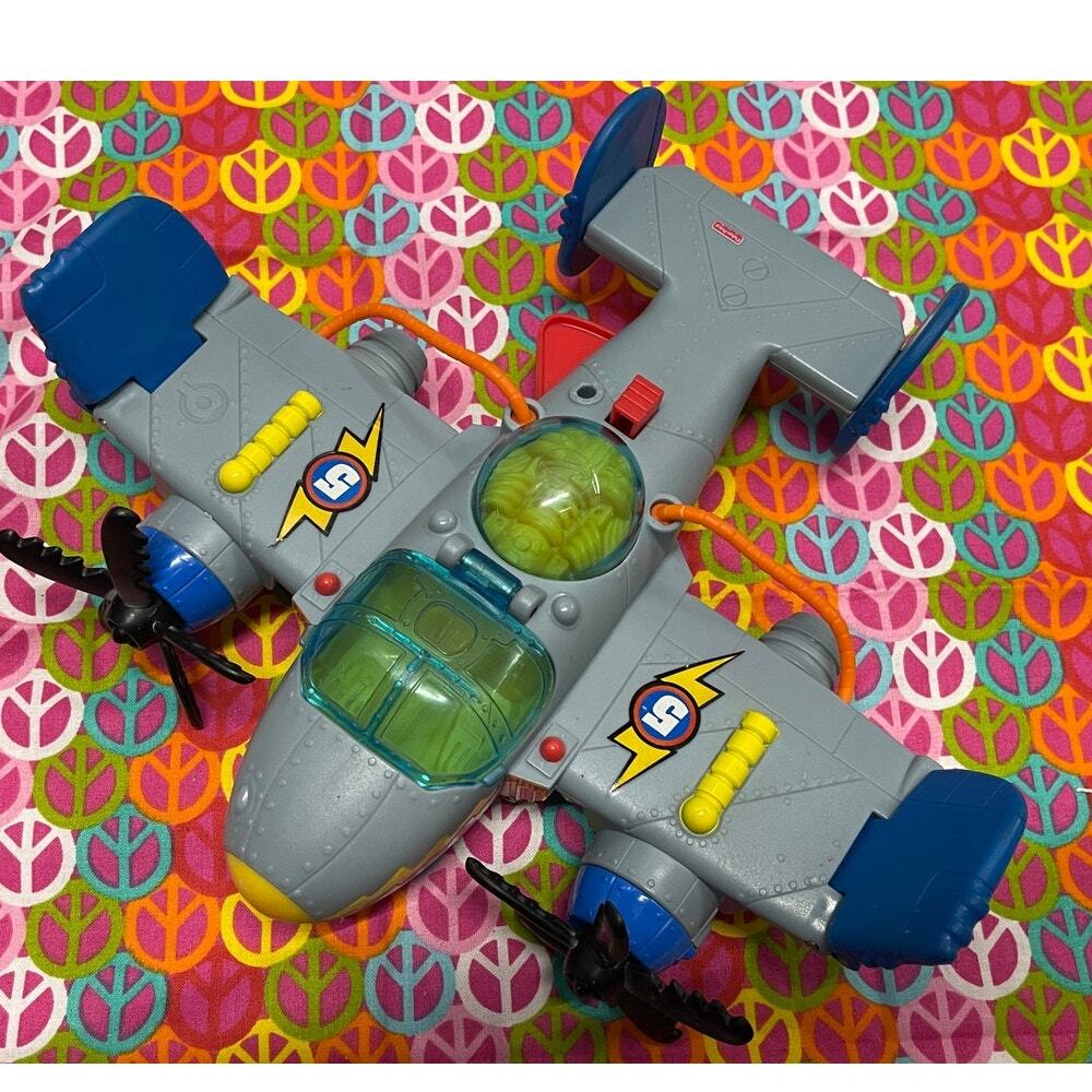 Vintage Fisher-Price Imaginext Sky Racer Tornado Prop Plane